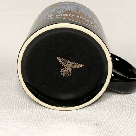 𝅺VINTAGE Rare Harley-Davidson NYC Coffee Mug - Picture 3 of 3